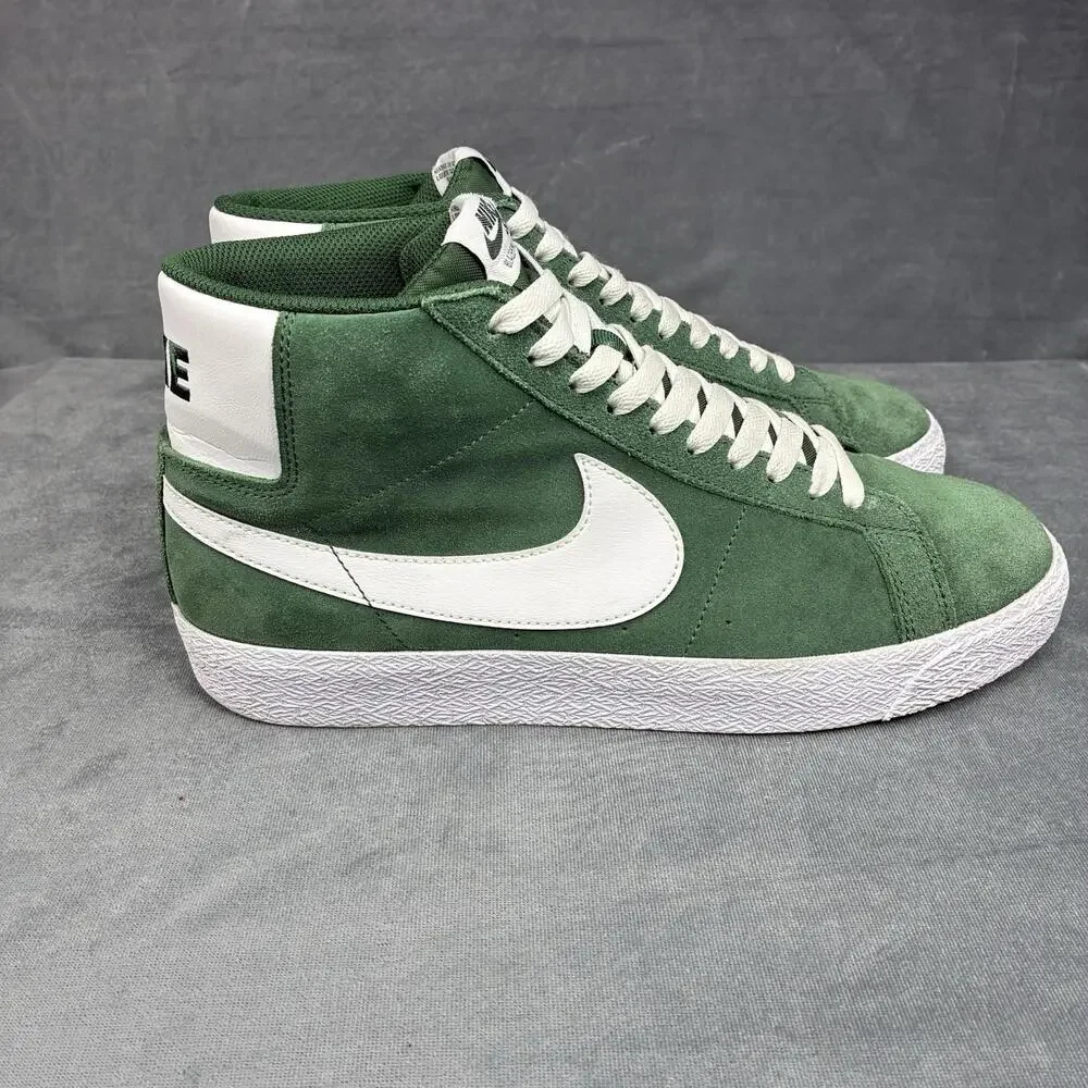 Nike SB Zoom Blazer Mid Fr Green White Men’s 11 US Skateboarding FD0731-300 - Picture 3 of 8